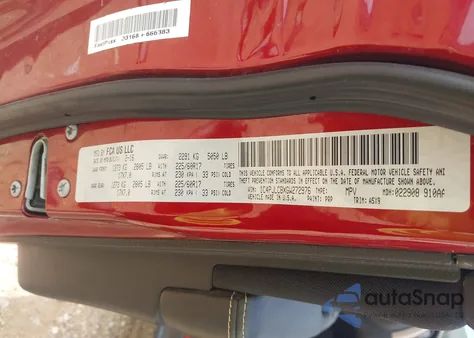 2016 Jeep Cherokee Latitude из США, поврежденный, VIN 1C4PJLCBXGW272976